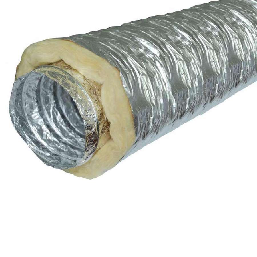 Conduit flexible en aluminium avec isolation thermique et