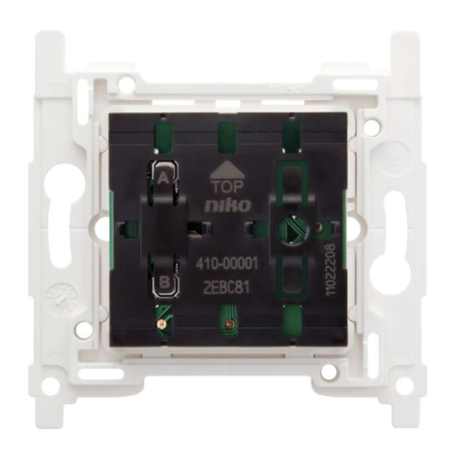 Interrupteur sans fil RF 868MHz à 2 contacts Easywave Niko