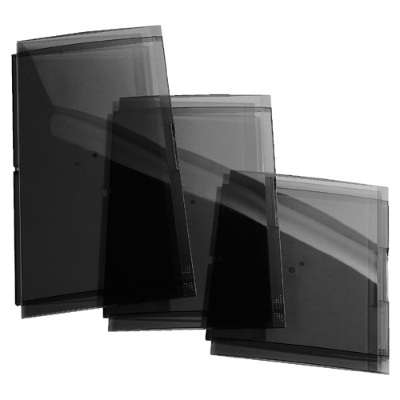 Porte transparente pour coffret 1x18 modules Fix-O-Rail 150 ABB-Vynckier