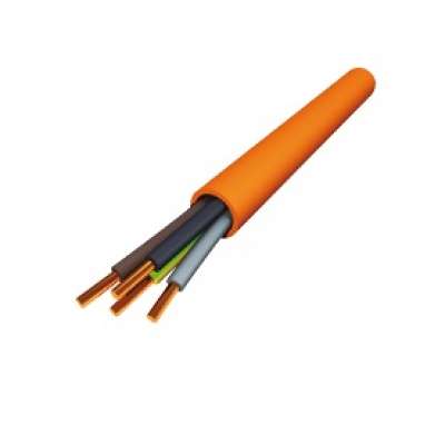 Câble résistant au feu orange Alsecure premium 300/500V (RF 2h) 4G2.5² LSOH (sans halogène)