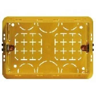 Boîte d'encastrement maçonnerie 3 modules carrée 106x71x52mm Bticino