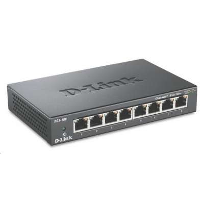 Gigabit switch 8 ports 10/100/1000 Mbps DGS-108E D-Link