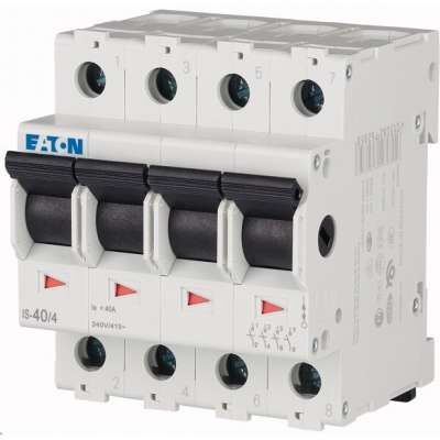 Interrupteur-sectionneur modulaire tétrapolaire 4P/40A IS 40/4 Eaton