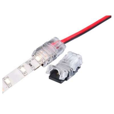 Connecteur d'alimentation IP20 ruban Led 10mm RGB LS-C-IP20-10-4 Integratech