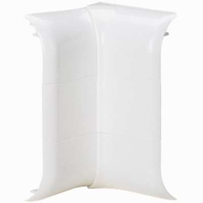 Angle intérieur variable pour plinthes 2 compartiments  80 x 20mm blanc RAL 9010 DLP Legrand