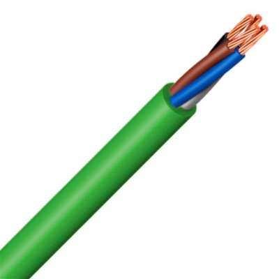 Câble multiconducteurs flexible non faradisé avec couleurs LIHH-HAR 2x1.5mm² Cca 500V sans Vert/jaune et sans halogène (LSOH) (m)