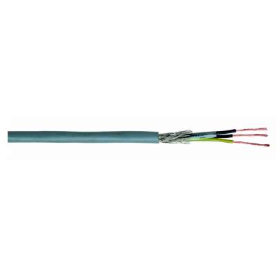 Câble multiconducteurs flexible faradisé numéroté LIYCY-O Cca  8x0.75mm² avec Vert/jaune (m)