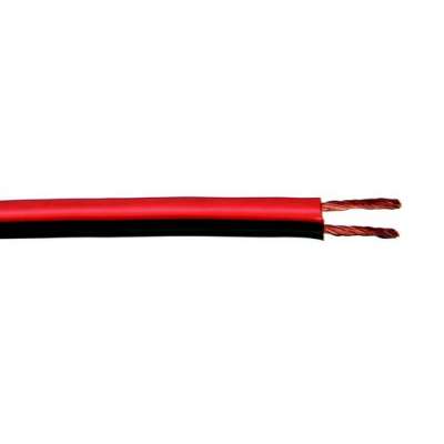 Câble haut-parleurs LSCURN 2x0.75 rouge-noir (rouleau 100 mètres)