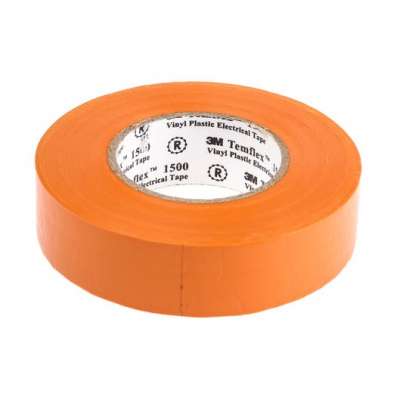 Ruban isolant électrique vinyl 19mm x 20m orange