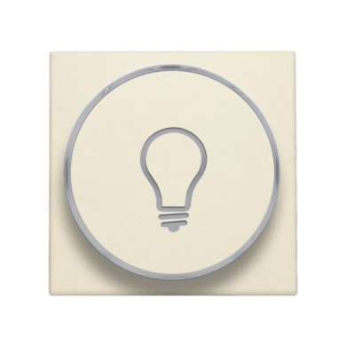 Set de finition ''lumière'' bouton-poussoir LED ambre Original crème Niko