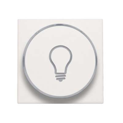Set de finition ''lumière'' bouton-poussoir LED ambre Original et Intense blanc Niko