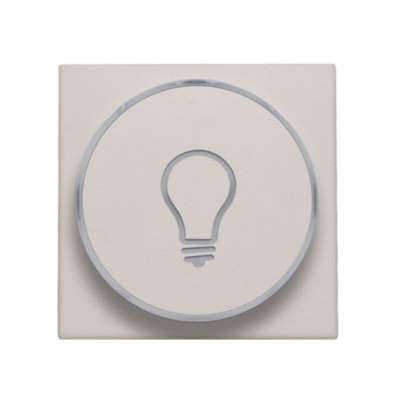 Set de finition ''lumière'' bouton-poussoir LED ambre Original Light Grey Niko