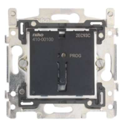 Socle interrupteur intelligent simple 10A à griffes avec émetteur et récepteur RF Easywave Niko