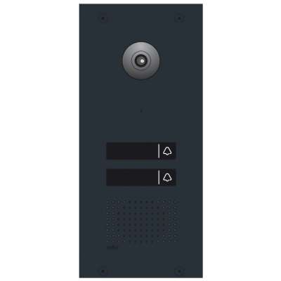 Vidéophone extérieur 2 bouton-poussoirs tactiles éclairés Home Control® Niko
