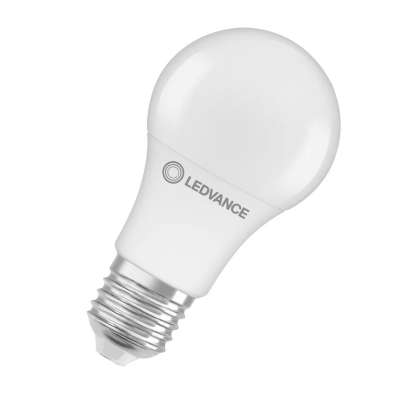 Lampe Led sphérique dimmable Classic dépolie A 75 10.5-75W/1055lm/Ø60/2700K/ 220-240V/E27/25000h blanc chaud Ledvance Osram
