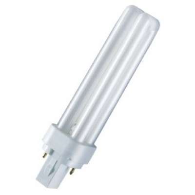 Lampe fluocompacte DULUX D 10W/840/G24d-1/10000h Lumilux blanc froid Osram