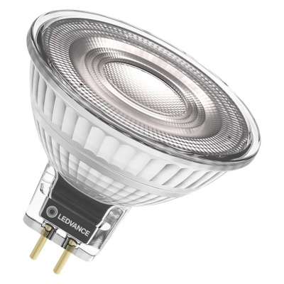 Lampe Led dimmable MR16 35 Ø50/5W/36°/3000K/345Lm/ 700d/25000h/12V/GU5.3 blanc chaud Ledvance® Osram