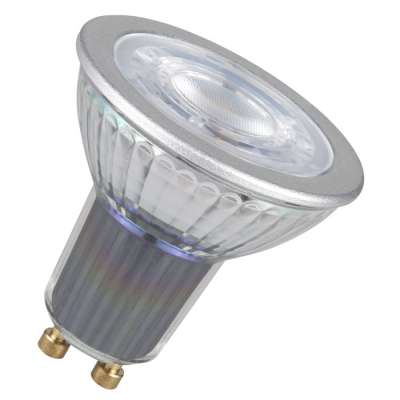Lampe Led non dimmable Parathom PAR16 100 Ø50/9.6W/36°/3000K/750Lm/1100cd/15000h/230V/GU10 blanc chaud Osram