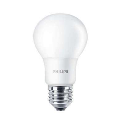 Lampe Led sphérique non dimmable CorePro LEDbulb A60 8-60W 806lm Ø60/8W/3000K/220-240V/E27/15000h blanc chaud Philips