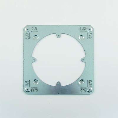Kit plaque de plâtre 9.5 à 12mm pour base de grille Ø 80mm XD25 Renson