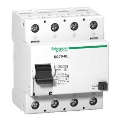 Interrupteur différentiel type B tétrapolaire 4P/125A -  30mA RCCB-ID Schneider Electric
