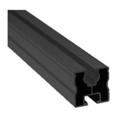 Profilé support de modules photovoltaïques aluminium noir 40x40x6000mm