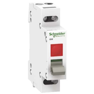 Interrupteur-sectionneur modulaire bipolaire avec voyant 2P/20A iSW Schneider Electric