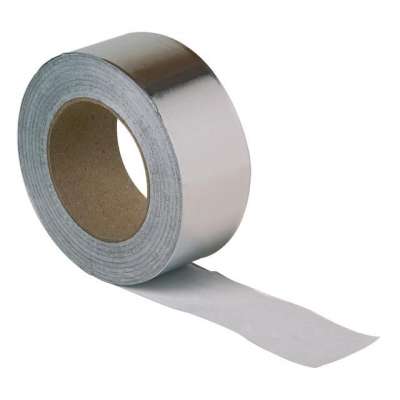 Rouleau tape aluminium adhésif l=75mm x Lg=50m