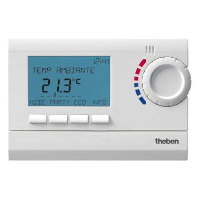 Thermostat digital programmable sur secteur 230V Basic Ramses 812 Top2 Theben 