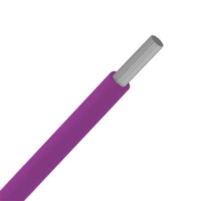 Fil de câblage flexible étamé VTBst 0.5mm² violet (rouleau 100m)
