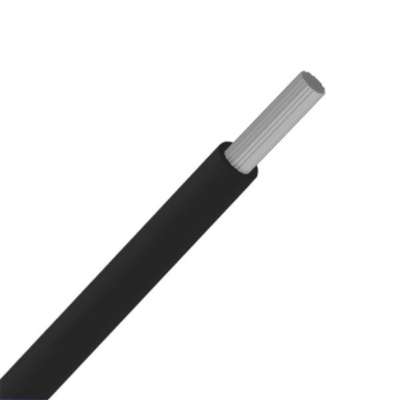 Fil de câblage flexible étamé VTBst 0.5mm² noir (rouleau 100m)