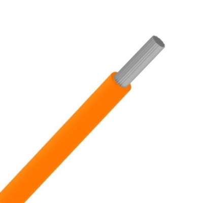 Fil d'installation flexible étamé VOBst  1.5mm² Eca orange (R100m)