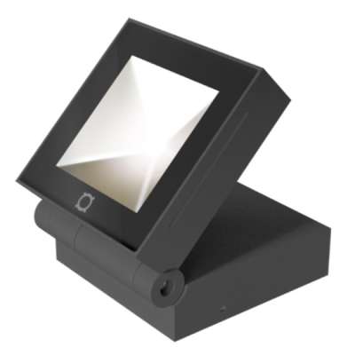 Projecteur LED noir mat rectangulaire 25W/60000h/1680Lm/108°/IP65 blanc chaud 3000K X-BEAM 1.0 700374B4 Wever & Ducré
