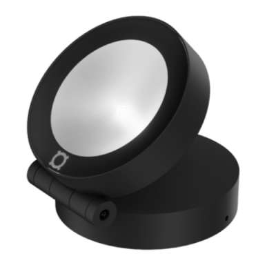 Projecteur LED noir mat rectangulaire 25W/60000h/1680Lm/108°/IP65 blanc chaud 3000K X-BEAM 1.0 Round 700474B4 Wever & Ducré