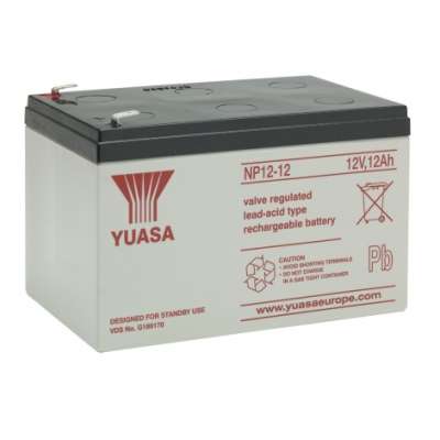 Batterie au plomb 12V - 12Ah (L=151 x P=98 x H=97.5) NP12-12 Yuasa